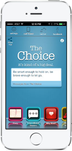 The Choice App for iPhone and Android The Choice App for iPhone and Android